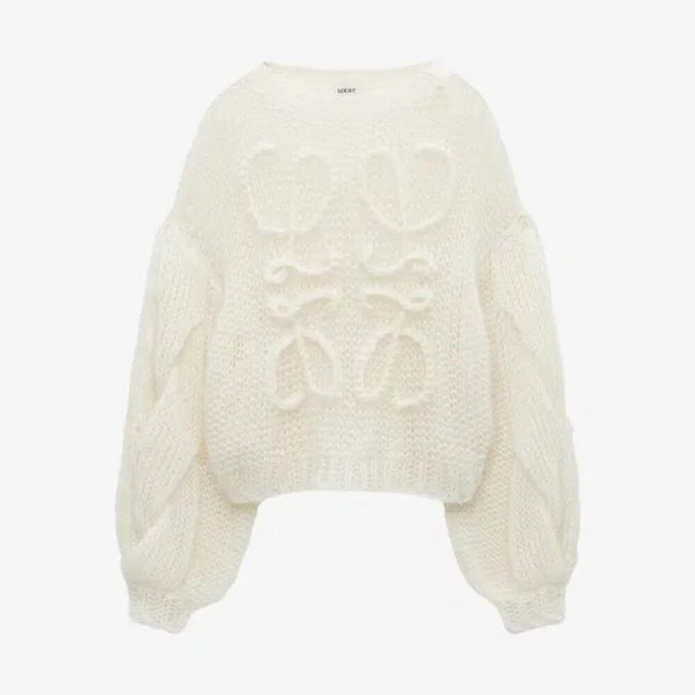 Loewe Anagram Relaxed-Fit Mohair-Blend Jumper